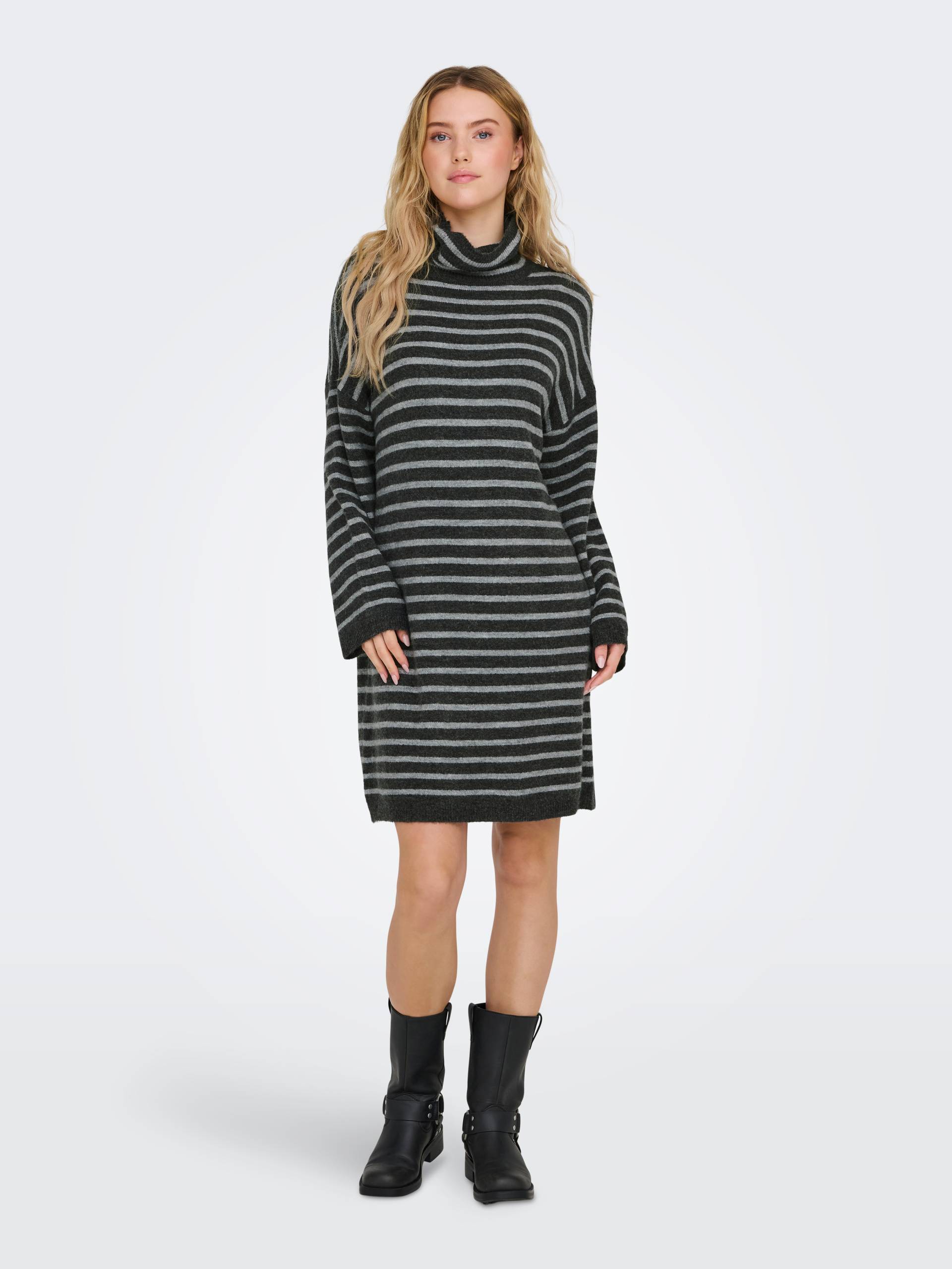 ONLY Strickkleid »ONLTALIO LS STRIPE ROLLNECK DRESS BF KNT« von ONLY