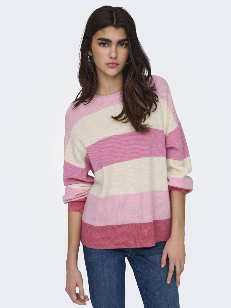 ONLY Strickpullover »ONLATIA L/S STRIPE PULLOVER KNT NOOS« von ONLY