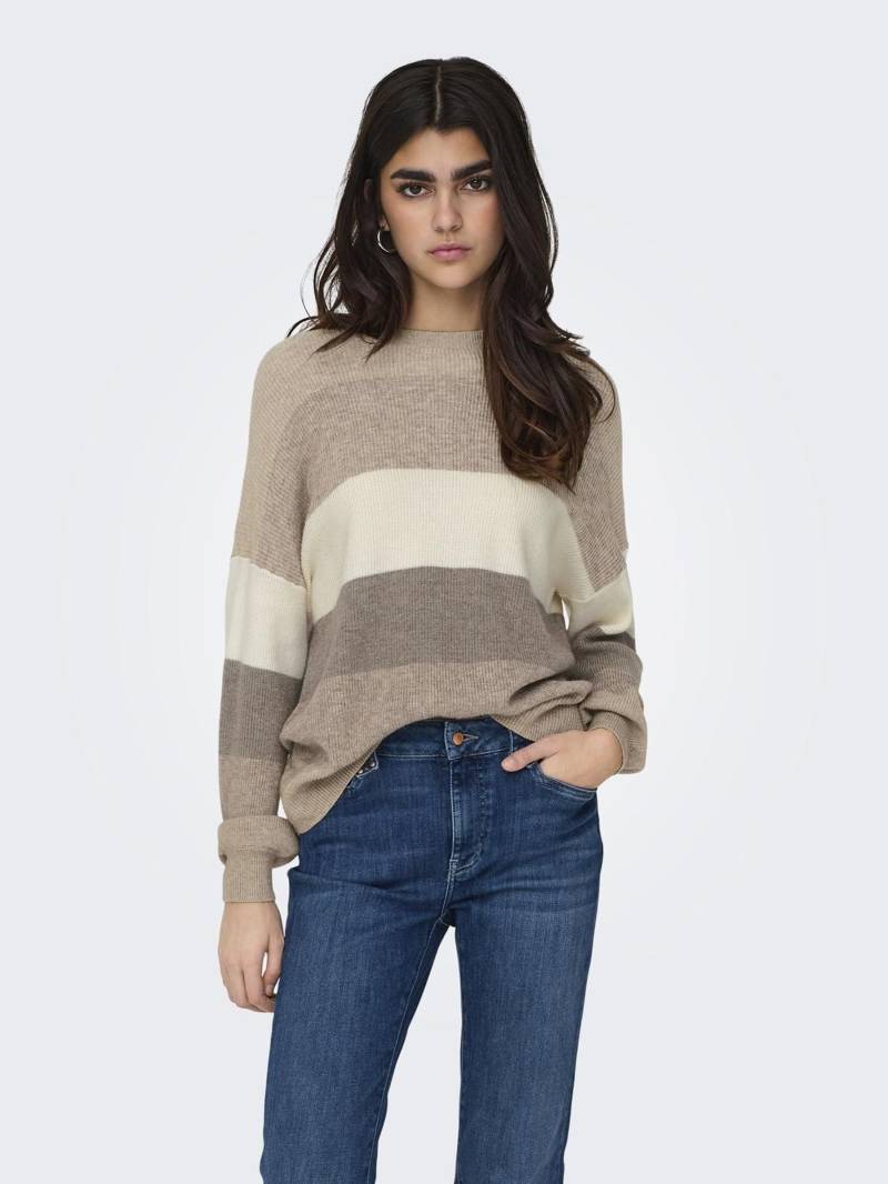 ONLY Strickpullover »ONLATIA L/S STRIPE PULLOVER KNT NOOS« von ONLY