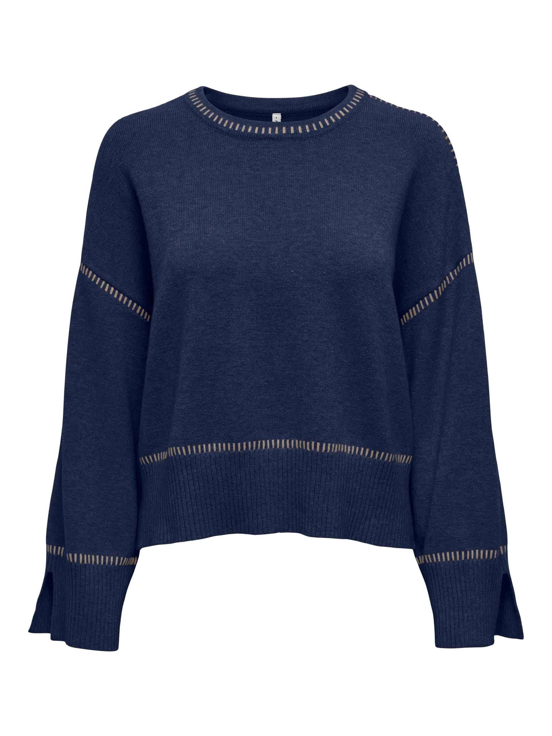 ONLY Strickpullover »ONLIBI LS STITCH O-NECK CC KNT« von ONLY