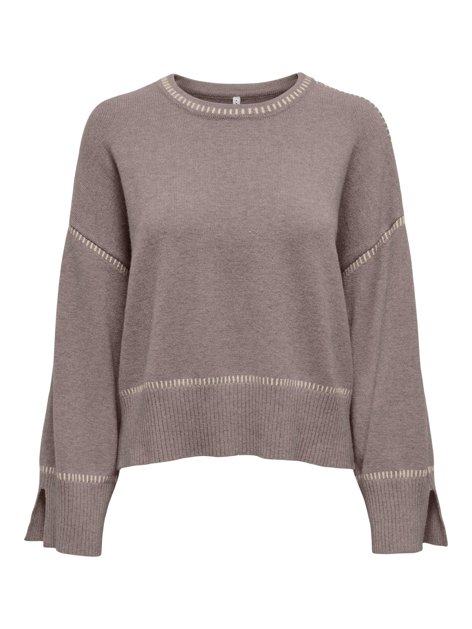 ONLY Strickpullover »ONLIBI LS STITCH O-NECK CC KNT« von ONLY