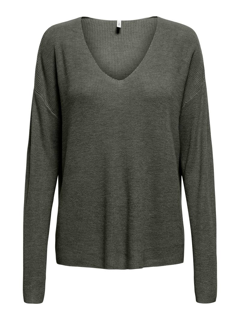 ONLY Strickpullover »ONLLECIA LIFE LS LOOSE V-NECK CC KNT« von ONLY