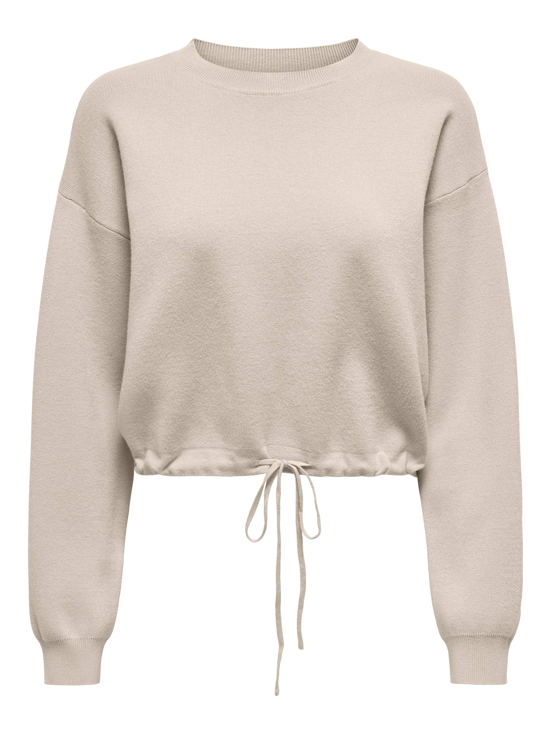 ONLY Strickpullover »ONLSUMMER LIFE LS O-NECK STRING CC KNT« von ONLY