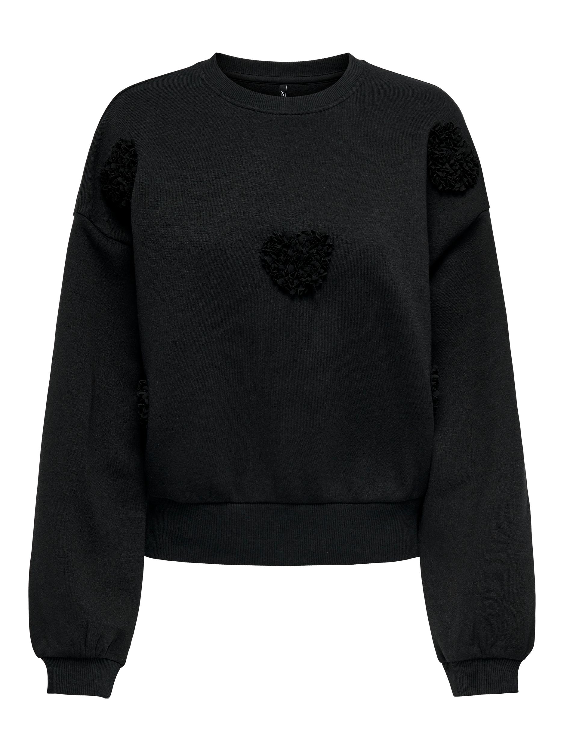 ONLY Sweater »ONLKIARA L/S HEART O-NECK BOX SWT« von ONLY