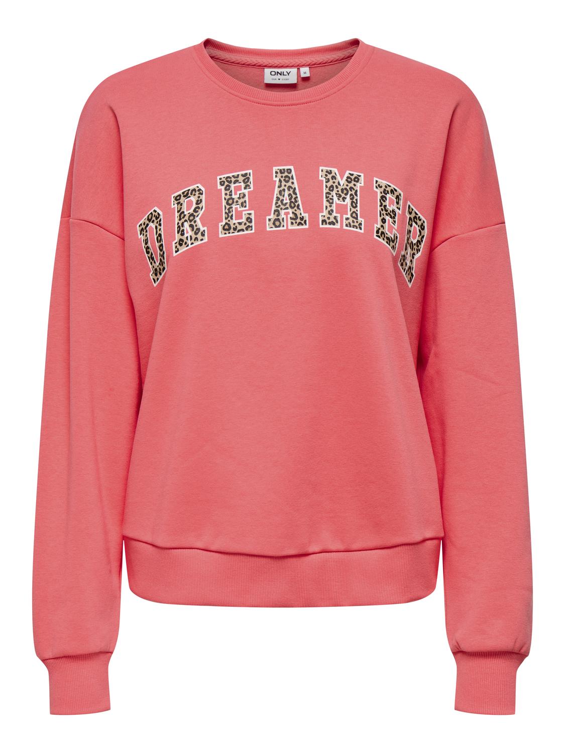 ONLY Sweatshirt »ONLJOANA L/S LEO O-NECK CS SWT« von ONLY