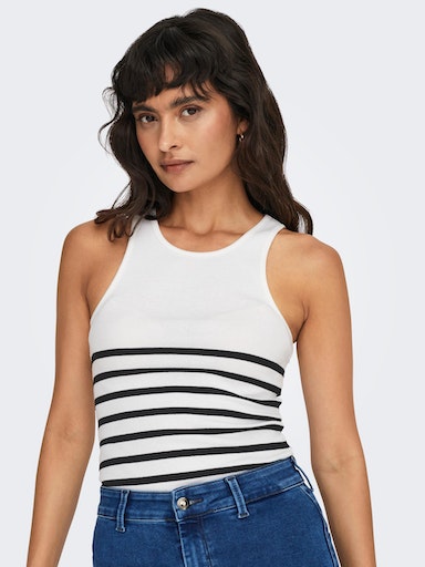 ONLY Tanktop »ONLKENYA RIB STRIPE TANK TOP CS JRS« von ONLY