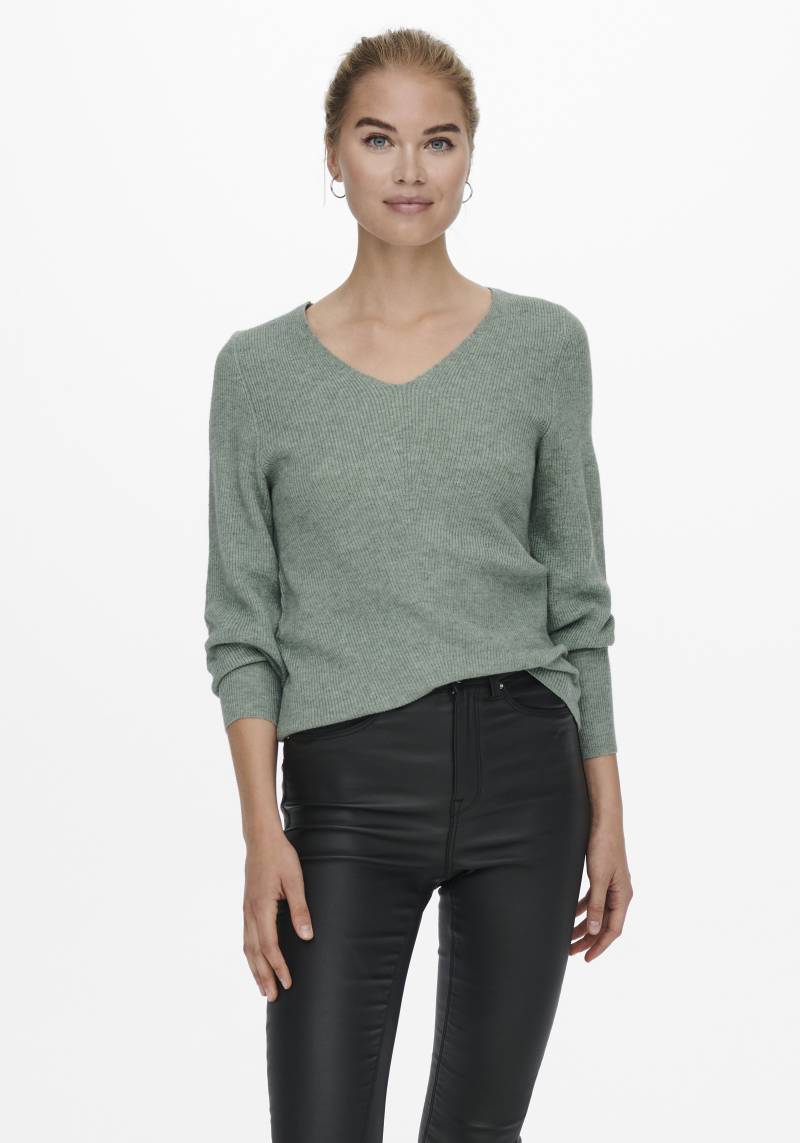 ONLY V-Ausschnitt-Pullover »ONLATIA L/S V-NECK CUFF KNT« von ONLY