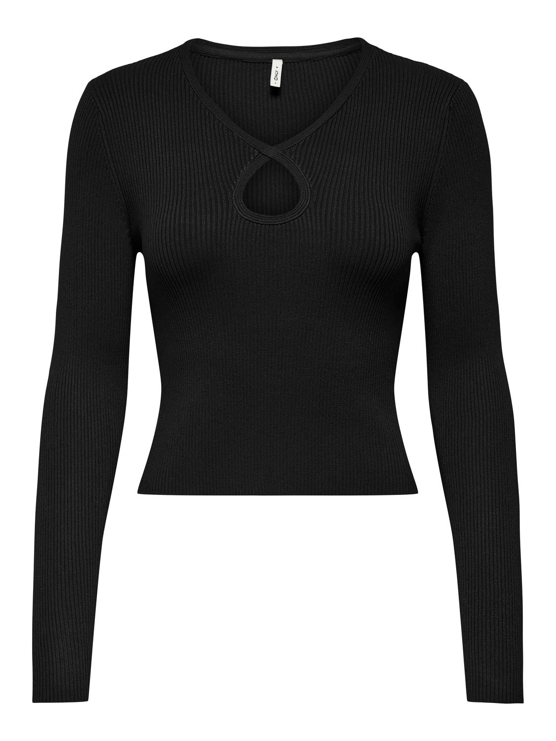 ONLY V-Ausschnitt-Pullover »ONLMEDDI LS PEEK A BOO V-NECK CC KNT« ONLY V-Ausschnitt-Pullover »ONLMEDDI LS PEEK A BOO V-NECK CC KNT« von ONLY