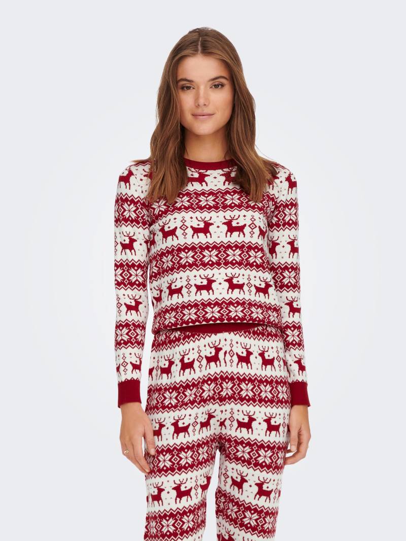 ONLY Weihnachtspullover »ONLXMAS COMFY SNOWFLAKE L/S PULLOVER KNT« von ONLY