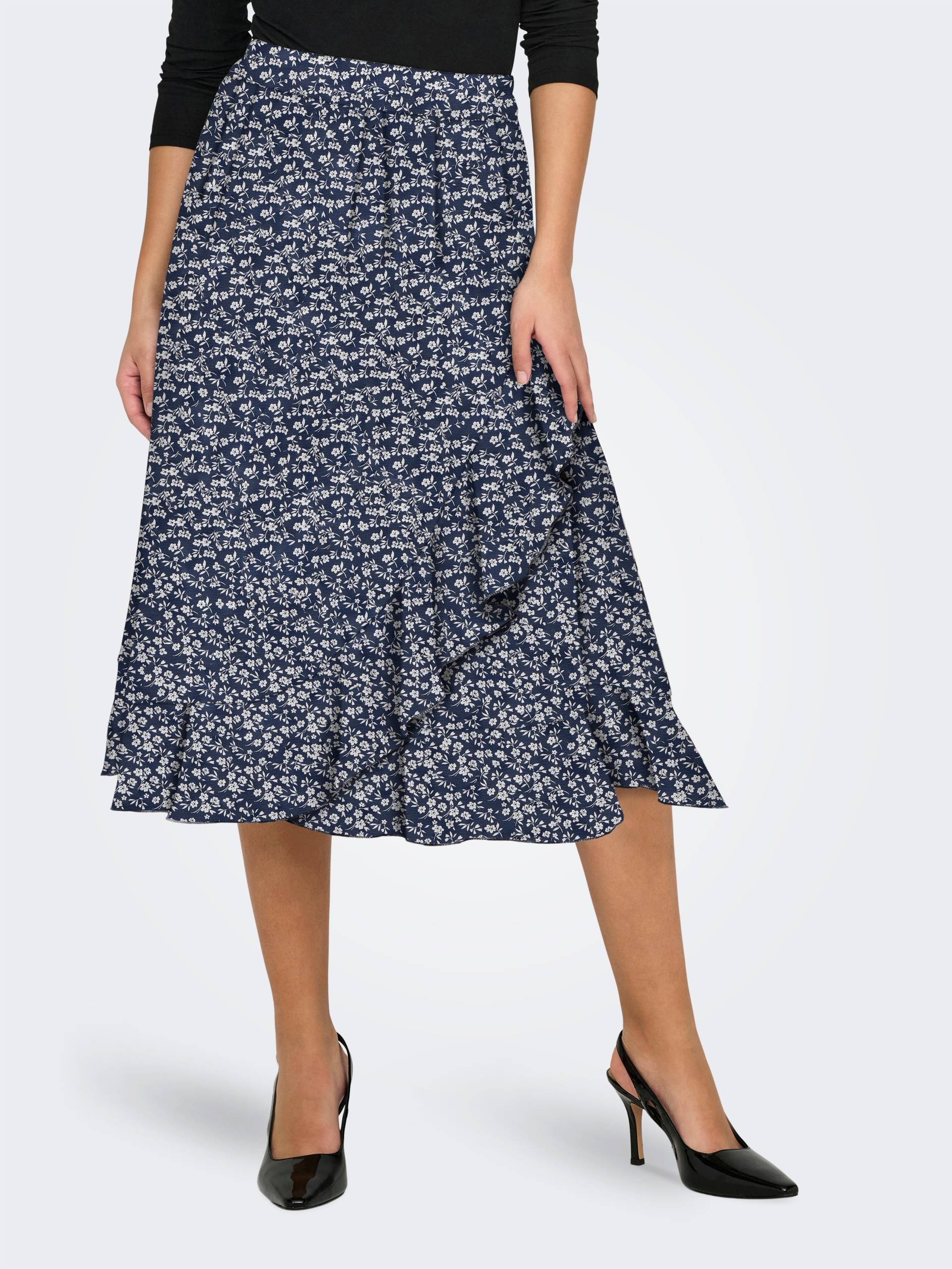 ONLY Wickelrock »ONLCARLY FLOUNCE LONG SKIRT« von ONLY