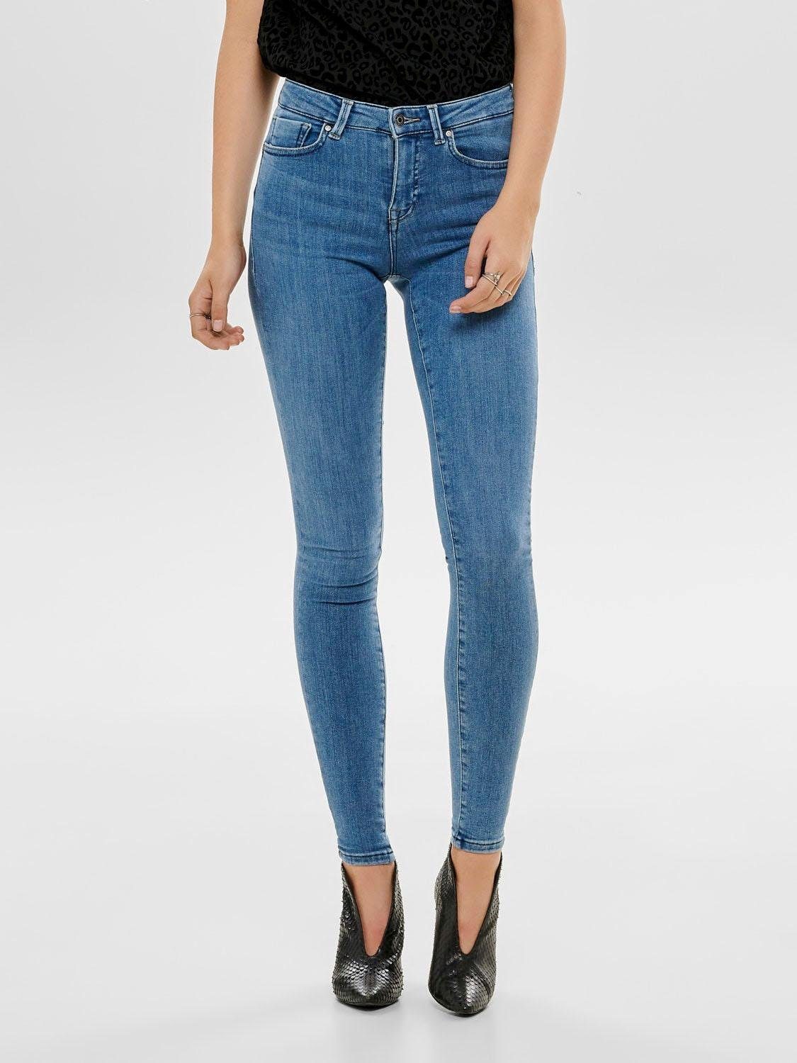 ONLY Skinny-fit-Jeans »ONLPOWER MID SK PUSH REA2981 NOOS«, mit Push-up-Effekt von ONLY