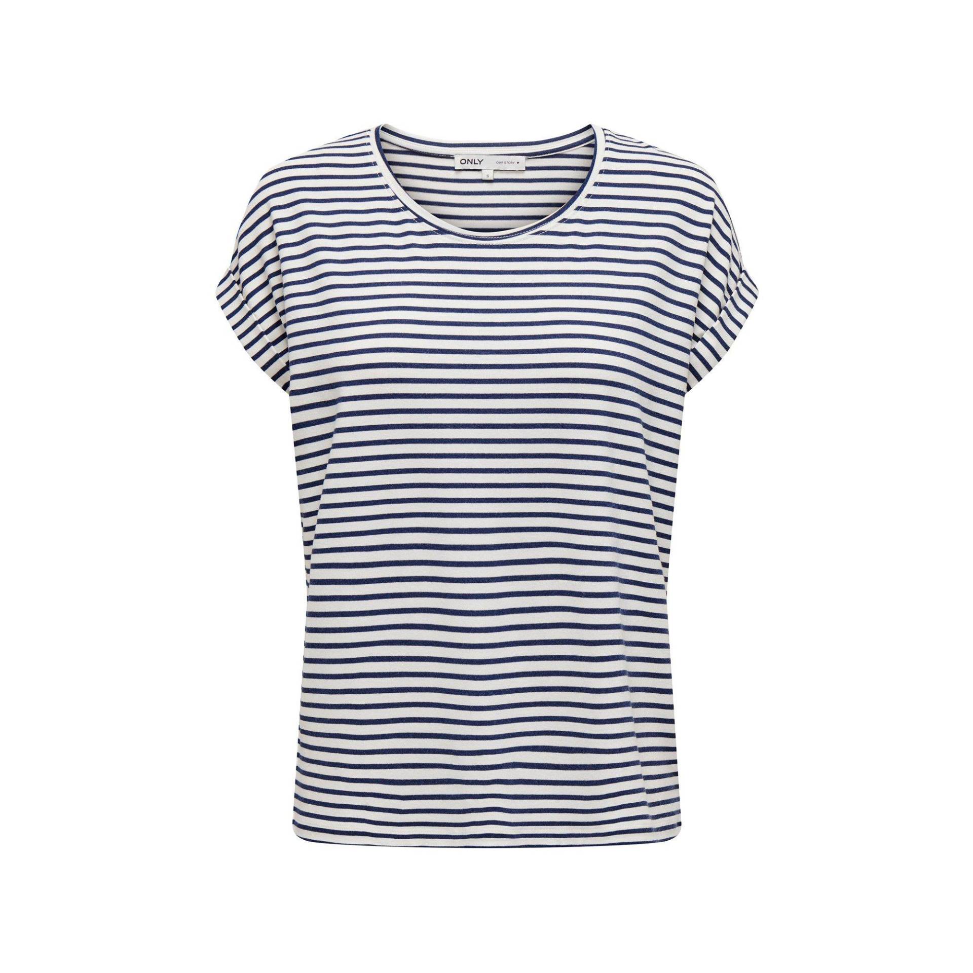 Only - T-Shirt, für Damen, Zweifarbig Größe S von Only