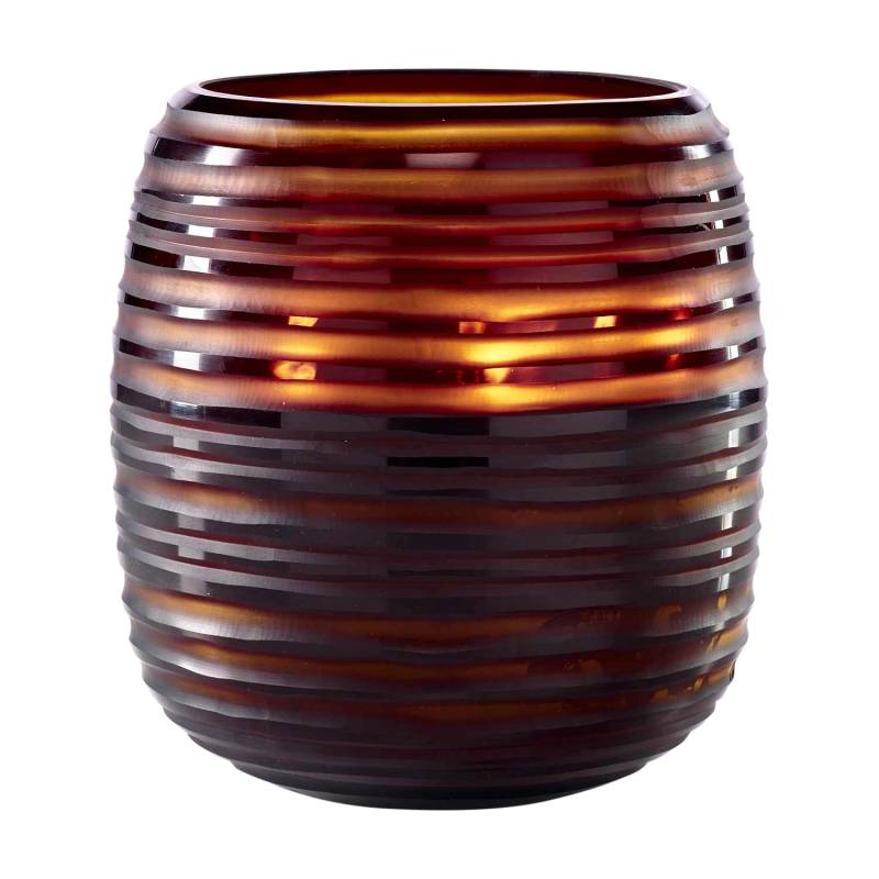 Sphere Duftkerze, Farbe amber, Grösse b. 13 x h. 15 cm, Duft ginger fig von ONNO Collection