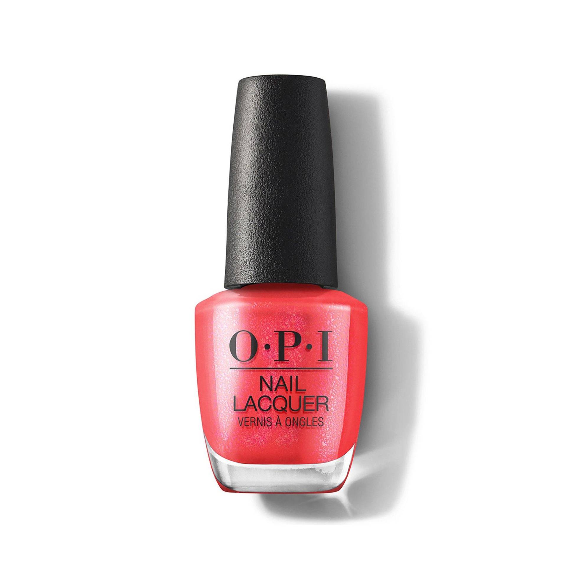 OPI - NLS010 Left Your Text on Red Klassischer Nagellack, Nail Lacquer, 15 ml, NLS Nagellack von OPI