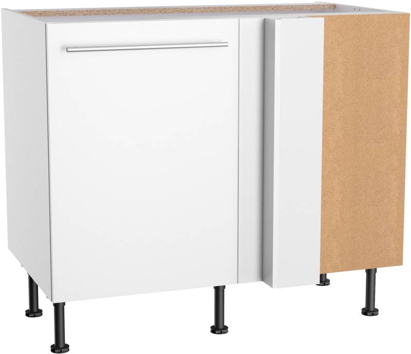 OPTIFIT Eckunterschrank »Bern2«, Breite 100 x 65 cm, Lösung für Geschirrspüler, 1 Tür, 1 Einlegeboden von OPTIFIT