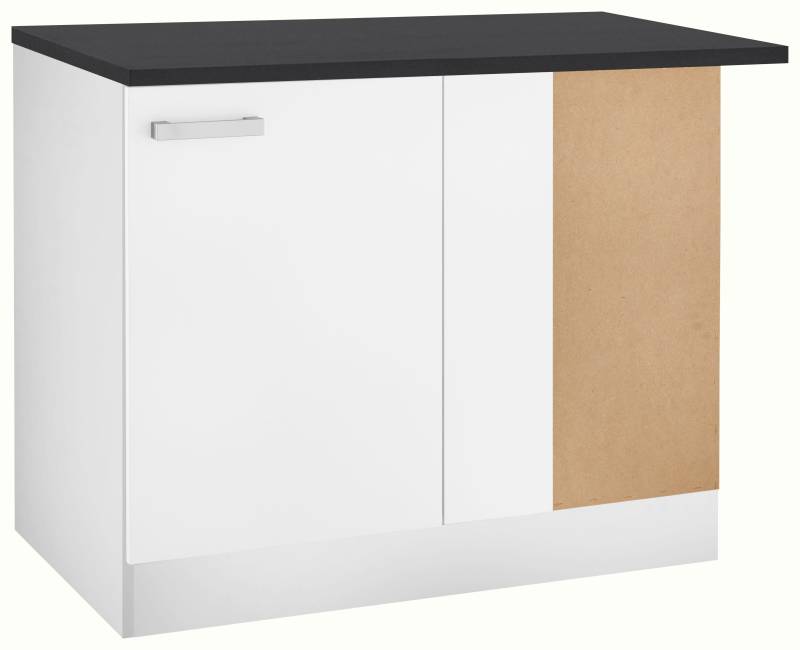 OPTIFIT Eckunterschrank »Odense«, 100 cm breit, mit 110 cm breiter Arbeitsplatte von OPTIFIT