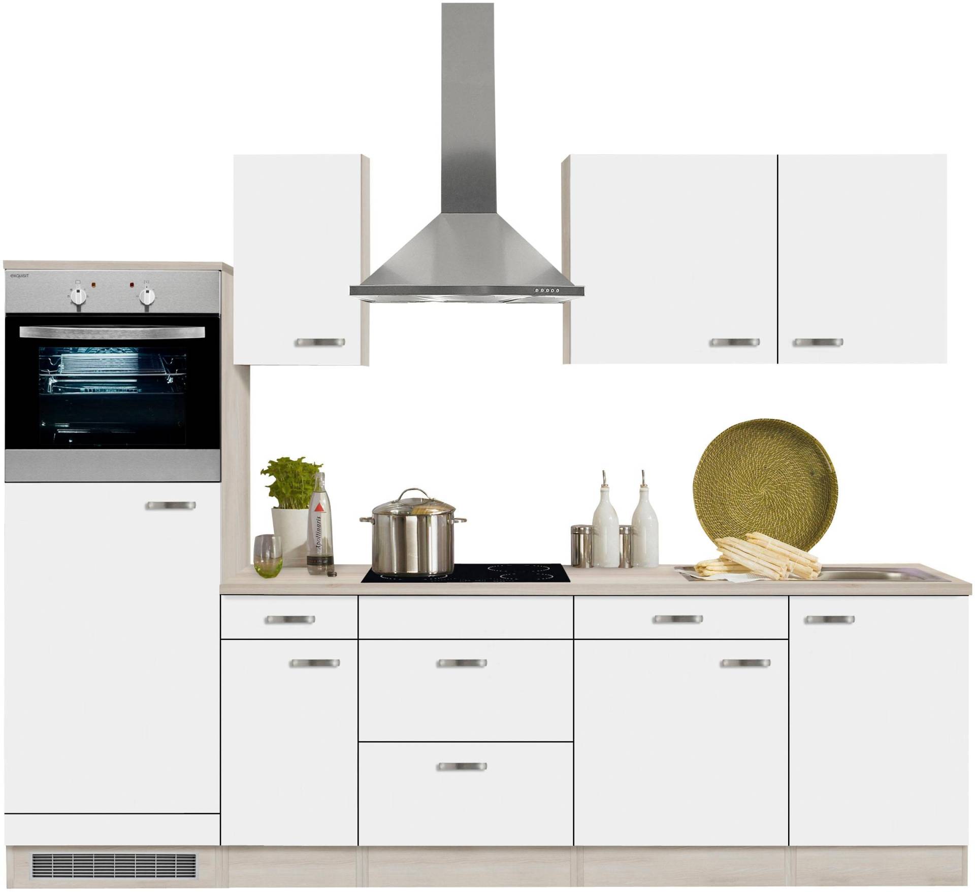 OPTIFIT Küchenzeile »Faro«, Breite 270 cm, wahlweise mit E-Geräten, mit Arbeitsplatte OPTIFIT Küchenzeile »Faro«, Breite 270 cm, wahlweise mit E-Geräten, mit Arbeitsplatte von OPTIFIT