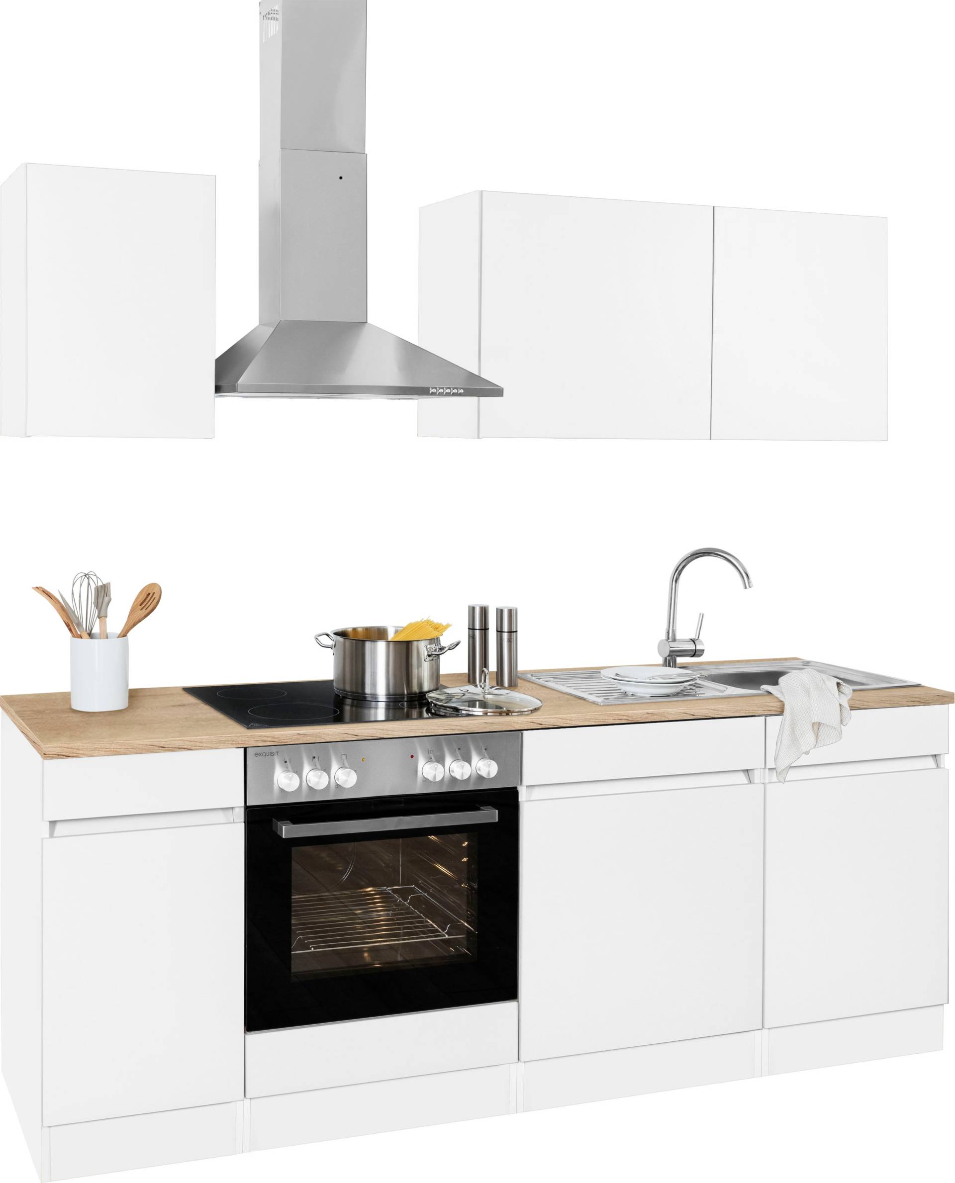 OPTIFIT Küchenzeile »Roth«, Breite 210 cm, wahlweise mit E-Geräten, Push-to-Open-Funktion OPTIFIT Küchenzeile »Roth«, Breite 210 cm, wahlweise mit E-Geräten, Push-to-Open-Funktion von OPTIFIT