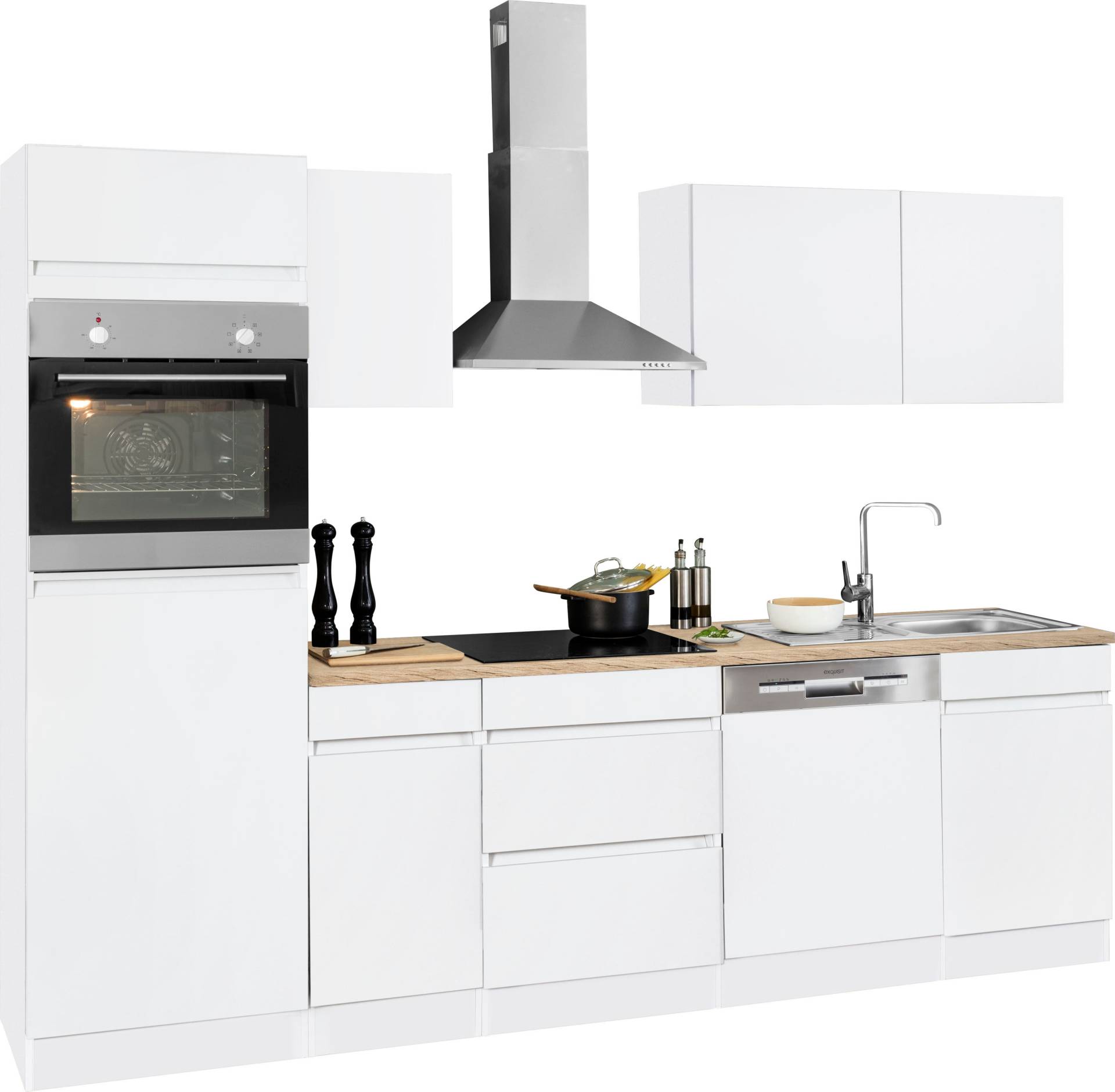 OPTIFIT Küchenzeile »Roth«, Breite 270 cm, wahlweise mit E-Geräten, mit Push-to-Open-Funktion OPTIFIT Küchenzeile »Roth«, Breite 270 cm, wahlweise mit E-Geräten, mit Push-to-Open-Funktion von OPTIFIT