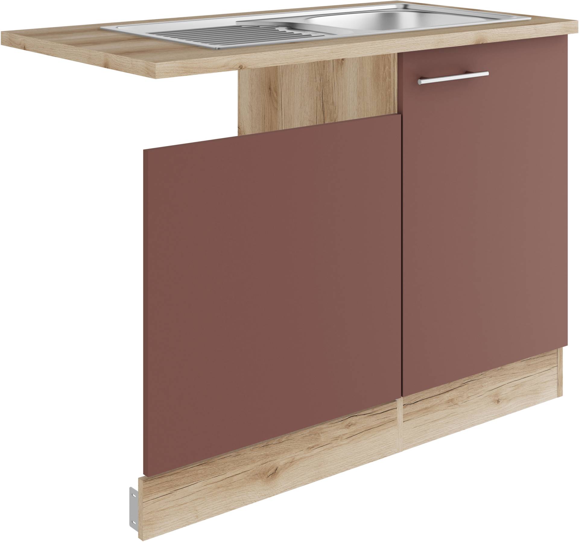 OPTIFIT Spülenschrank »Bella«, Breite 110 cm, für teilintegrierten Geschirrspüler von OPTIFIT