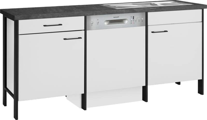 OPTIFIT Spülenschrank »Tokio«, 192 cm breit, mit Stahlgestell, mit Vollauszug von OPTIFIT