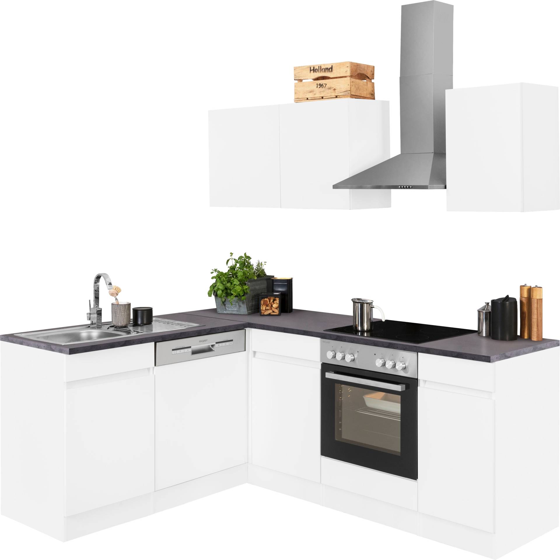 OPTIFIT Winkelküche »Roth«, Stellmasse 210x175 cm,wahlweise mit E-Geräten, Push-to-Open-Funktion OPTIFIT Winkelküche »Roth«, Stellmasse 210x175 cm,wahlweise mit E-Geräten, Push-to-Open-Funktion von OPTIFIT