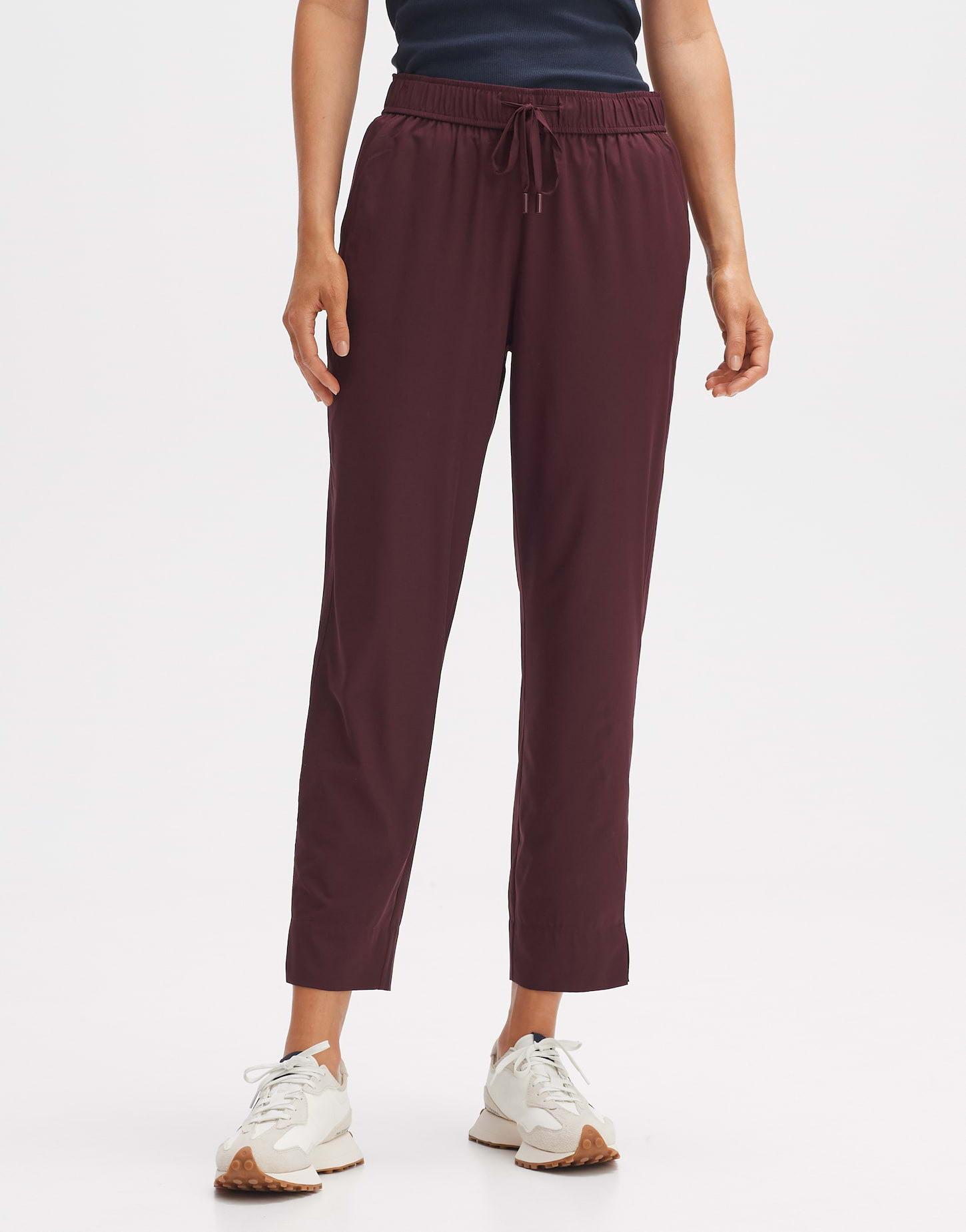 OPUS - Jogpants Mefini Relaxed, für Damen, Dunkelrot, Größe 38 von OPUS