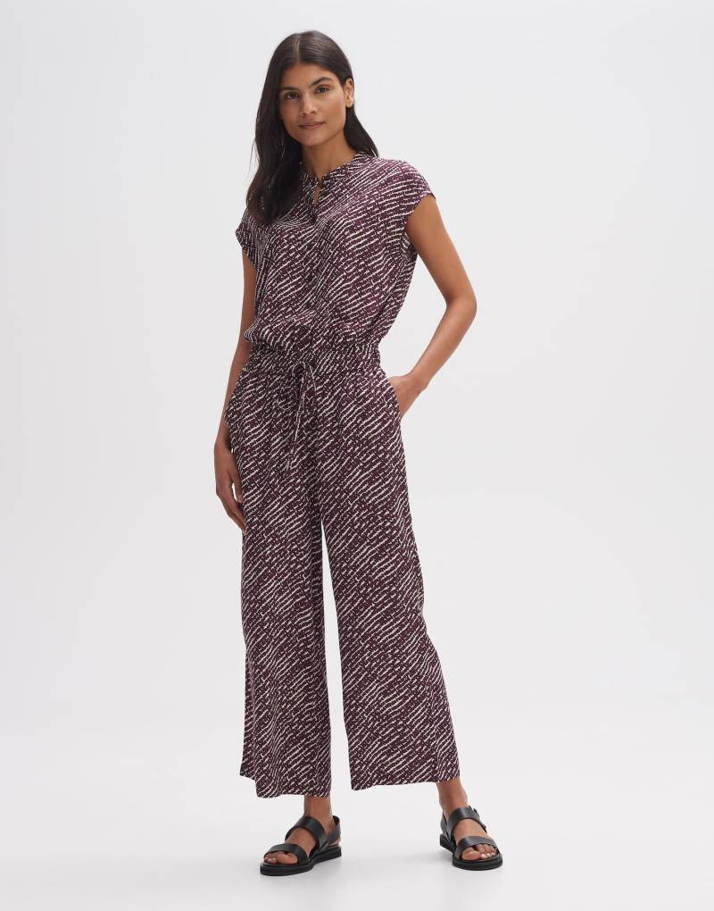 OPUS - Jumpsuit Marello, für Damen, Dunkelrot, Größe 34 von OPUS