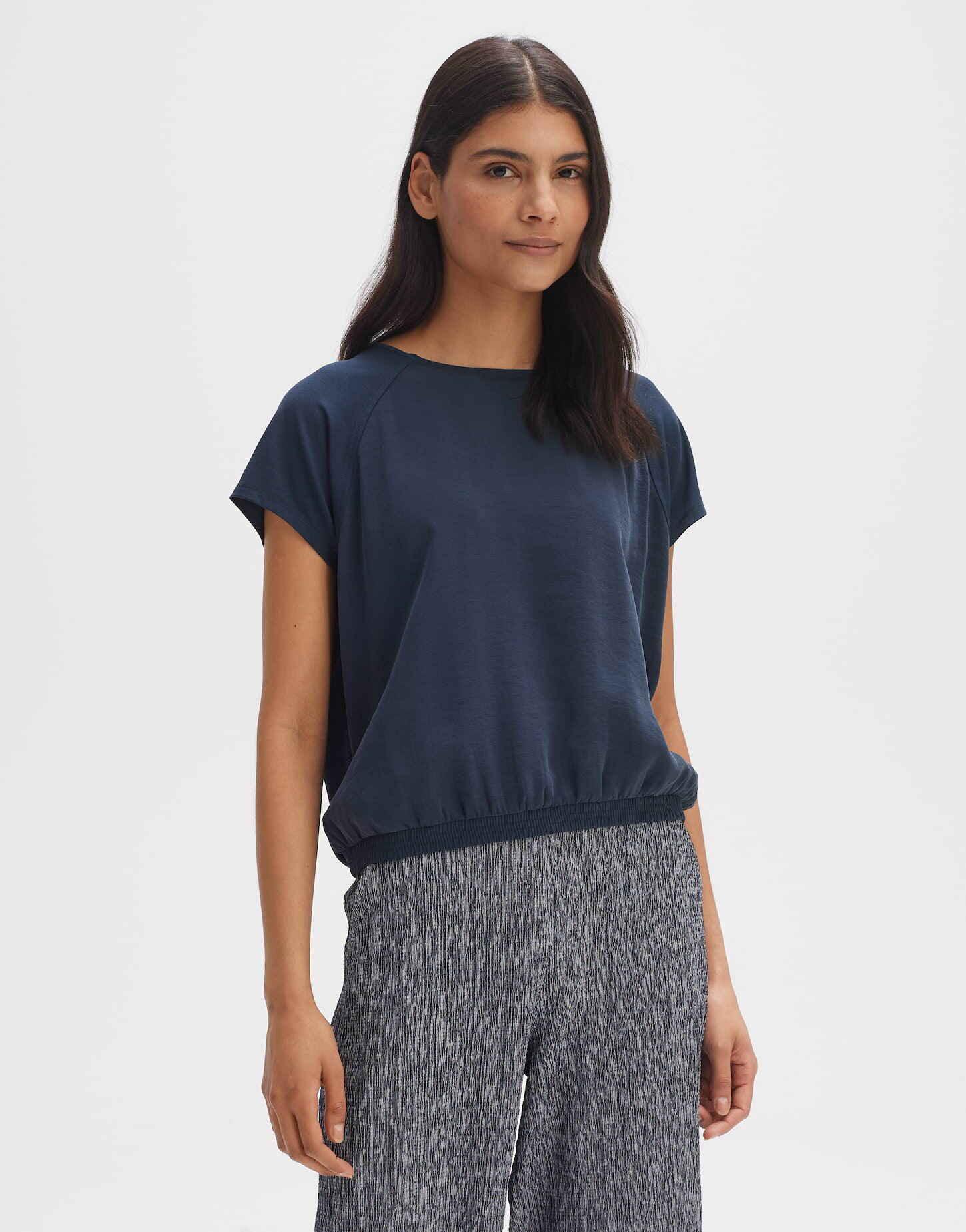 OPUS - Shirt Sagama O-Form, für Damen, Blau, Größe 36 von OPUS