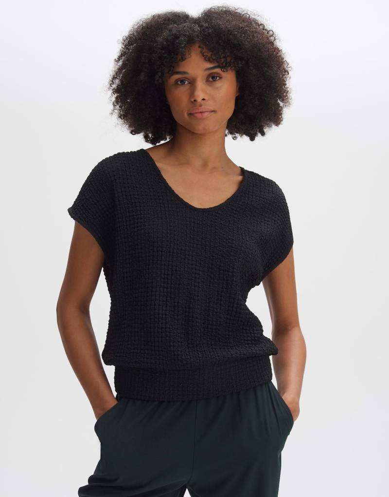 OPUS - Shirt Sazzina O-Form, für Damen, Schwarz, Größe 38 von OPUS