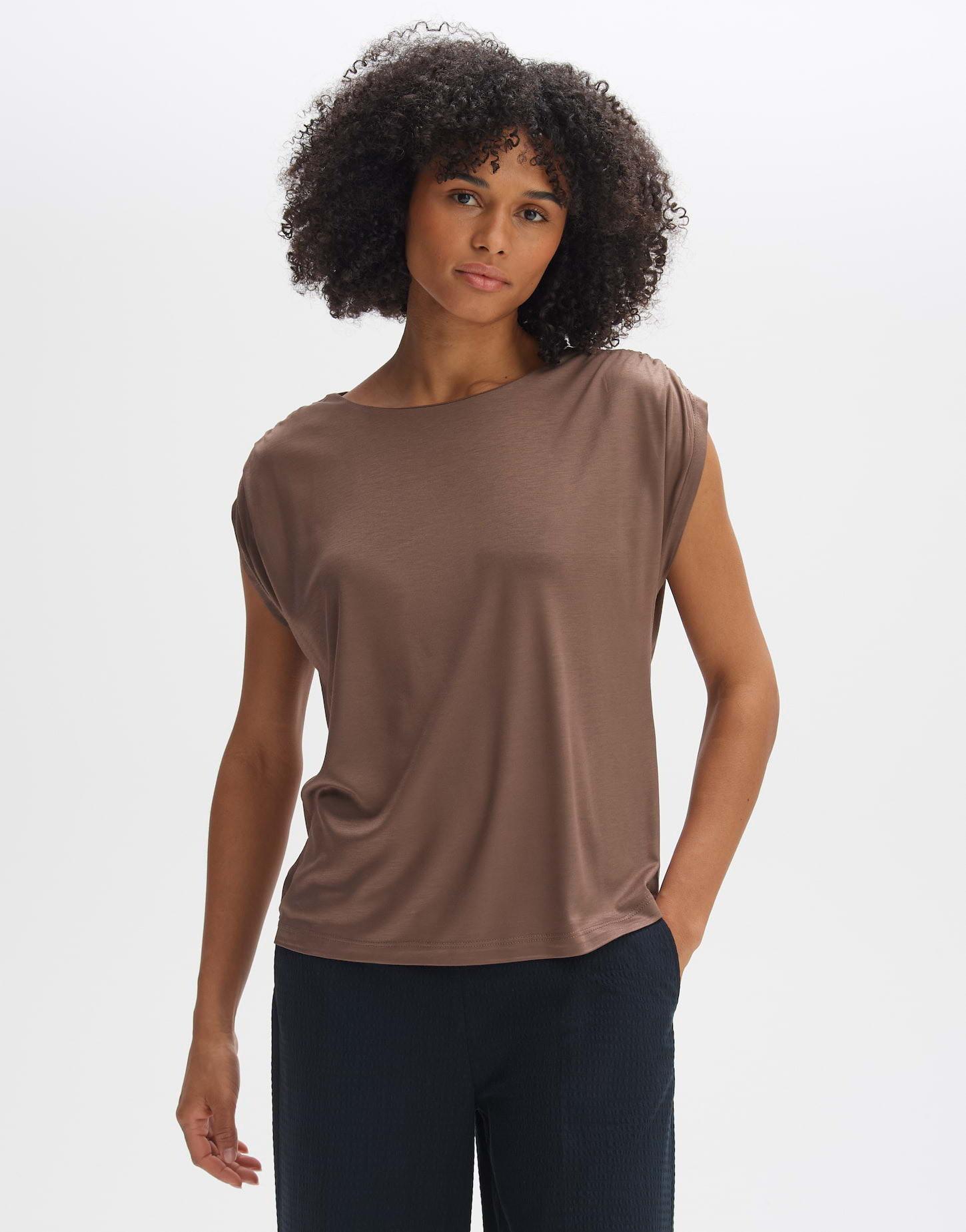 OPUS - Shirt Soparma, für Damen, Staub, Größe 44 von OPUS