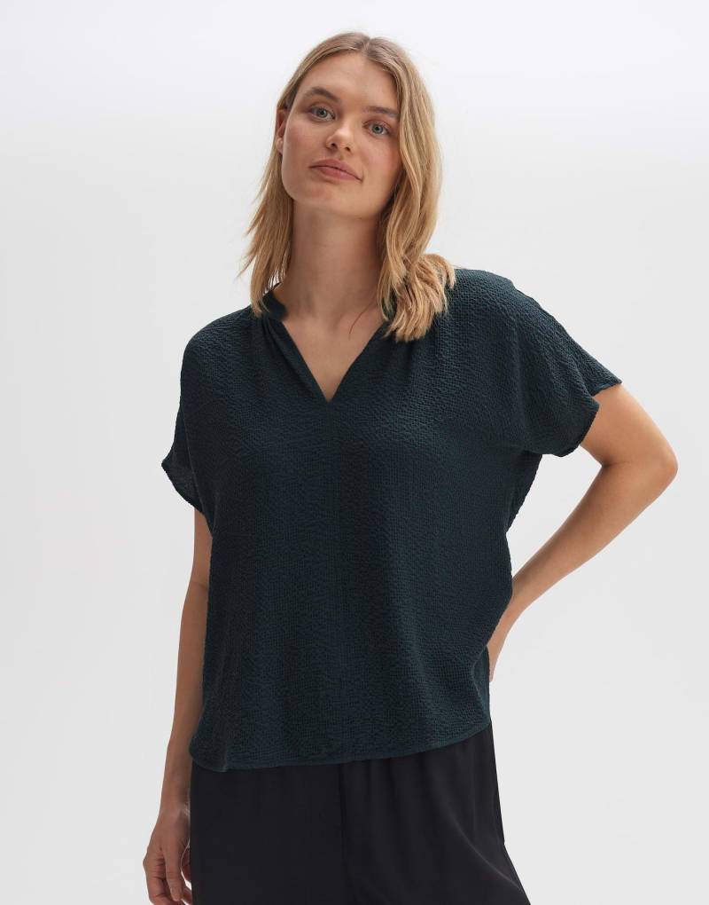 OPUS - Shirtbluse Fasura, für Damen, Petroleumblau, Größe 42 von OPUS