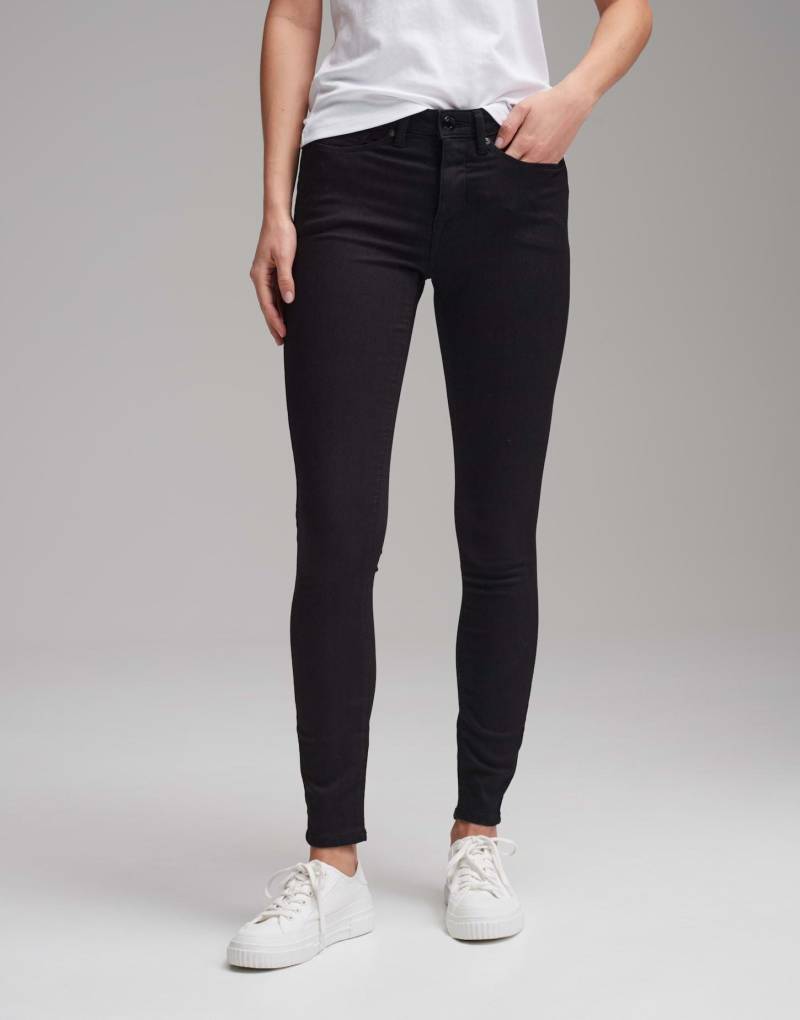 Skinny Jeans Elma Black Figurbetont Damen Schwarz L30/38 von OPUS