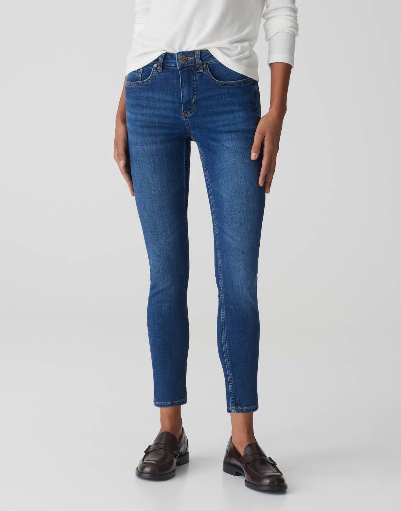 OPUS - Skinny Jeans Elma strong blue Skinny, für Damen, Blau, Größe 34/L28 von OPUS