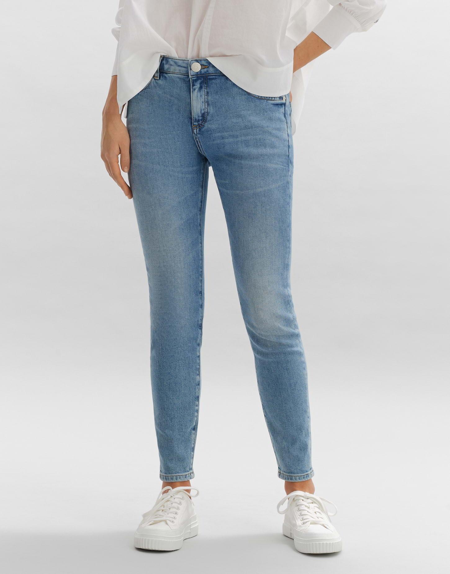 OPUS - Slim Jeans Evita Slim, für Damen, Stahlblau, Größe 34/L28 von OPUS