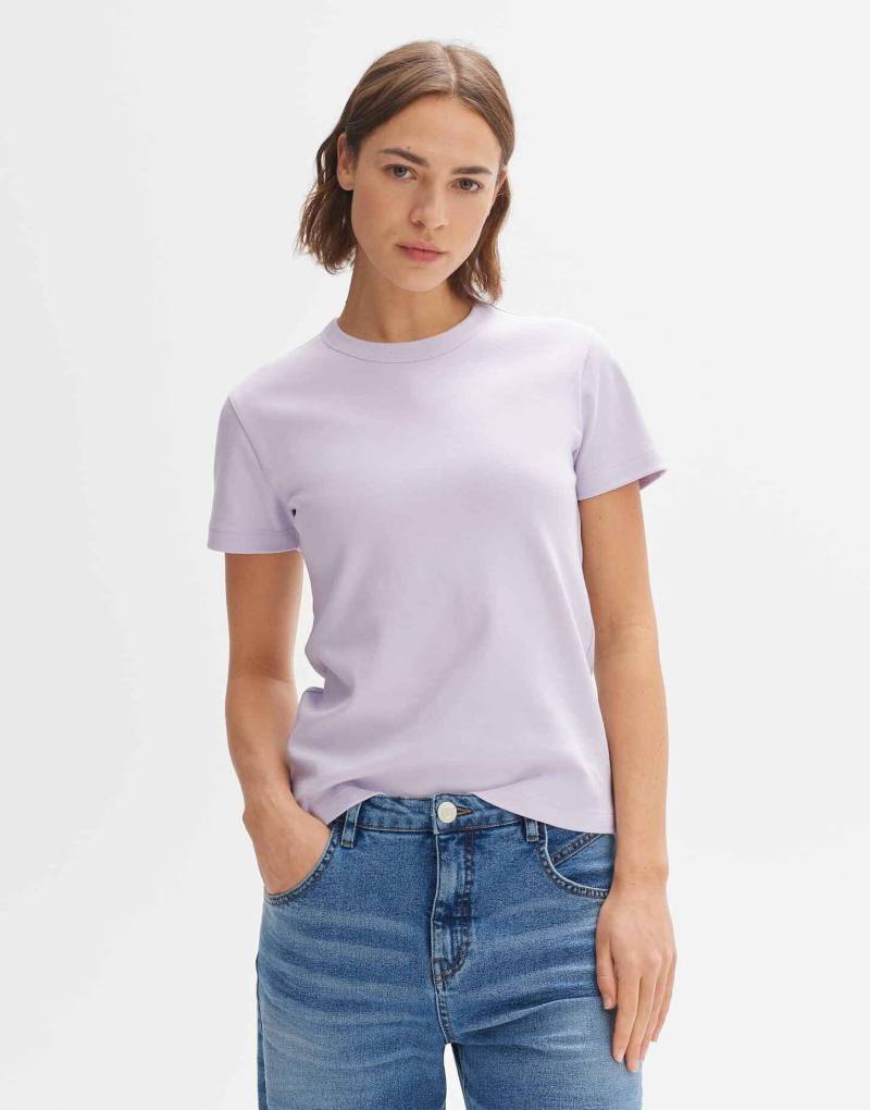 T-shirt Samun Figurbetont Damen Lavendel 42 von OPUS