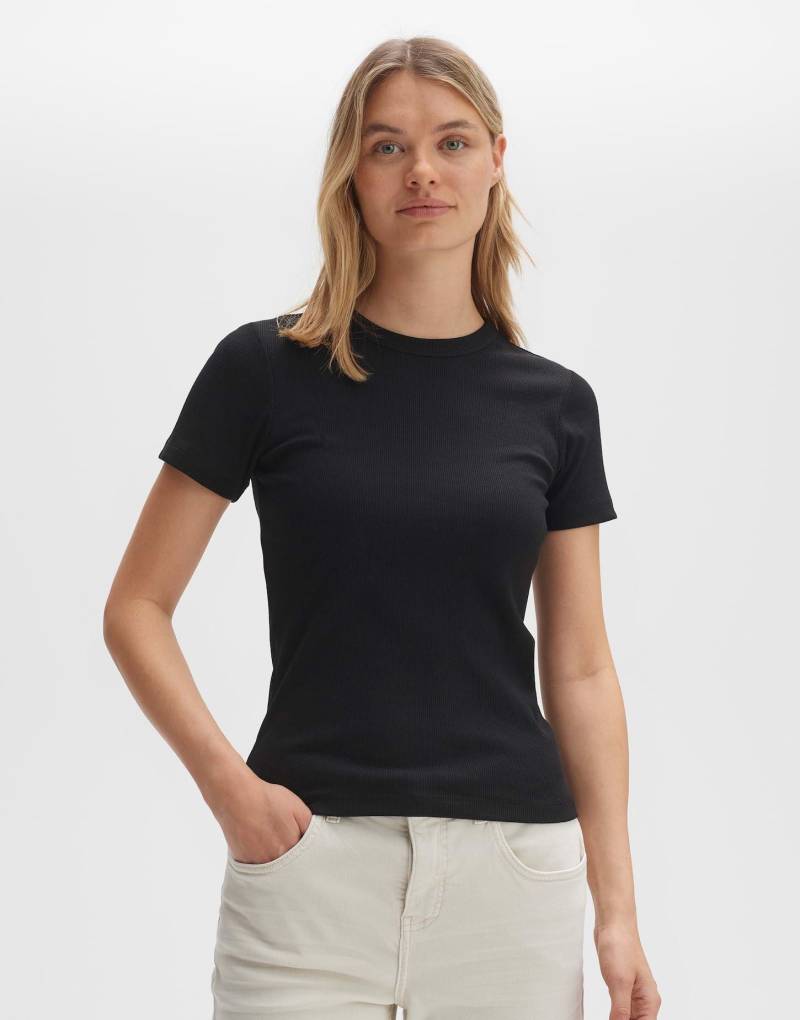 T-shirt Samuna Figurbetont Damen Schwarz 40 von OPUS