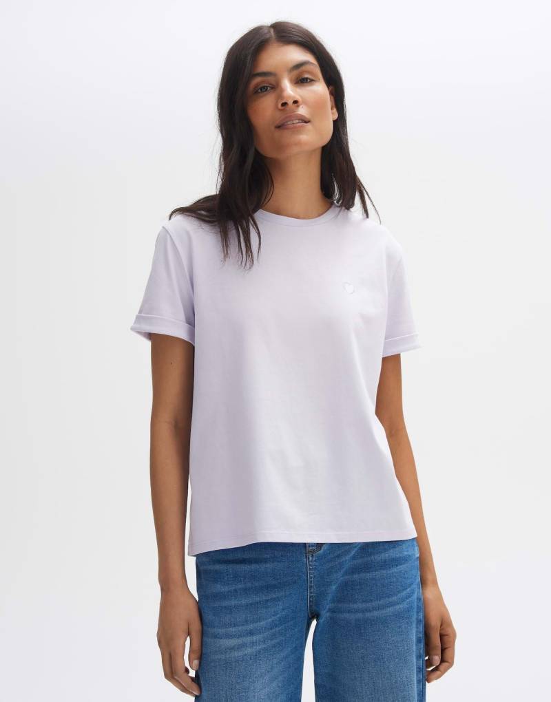 T-shirt Serz Gerade Geschnitten Damen Lavendel 38 von OPUS