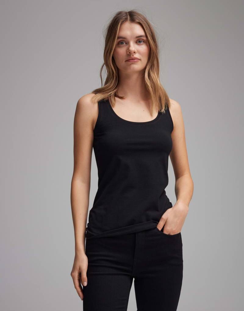 Top Imilia Tailliert Damen Schwarz 36 von OPUS