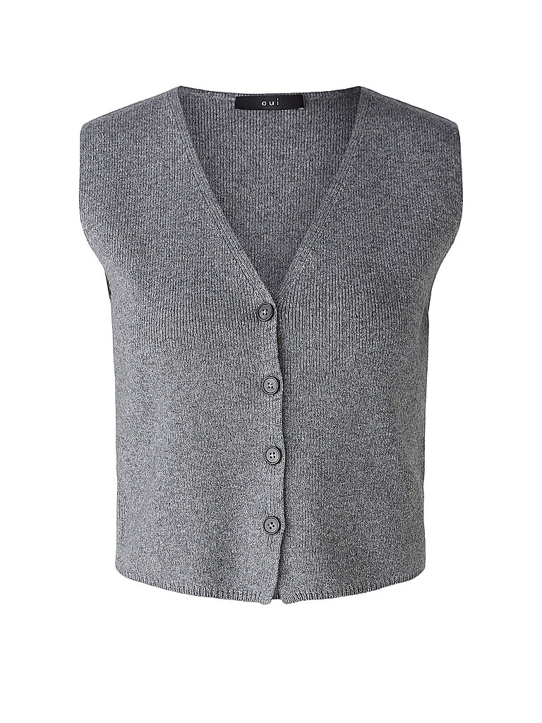 OUÍ Strickgilet grau | 38 von OUÍ