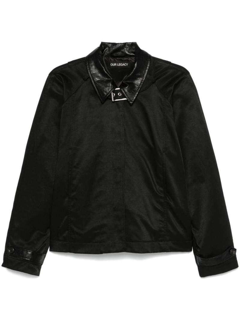 OUR LEGACY Cockpit jacket - Black von OUR LEGACY