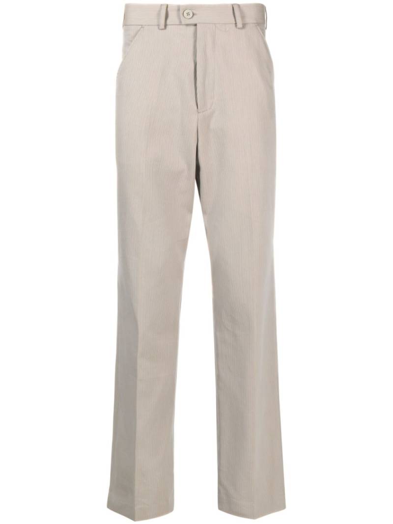 OUR LEGACY Darien corduroy straight-leg trousers - Neutrals von OUR LEGACY