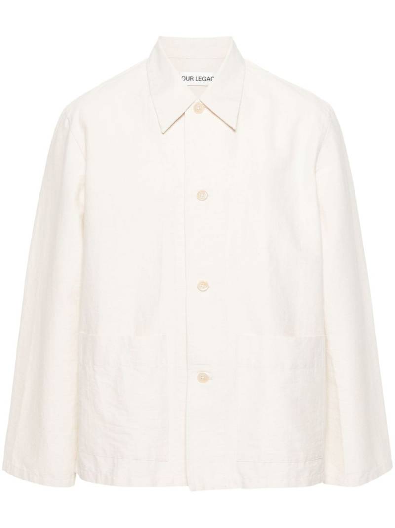 OUR LEGACY Haven shirt jacket - Neutrals von OUR LEGACY