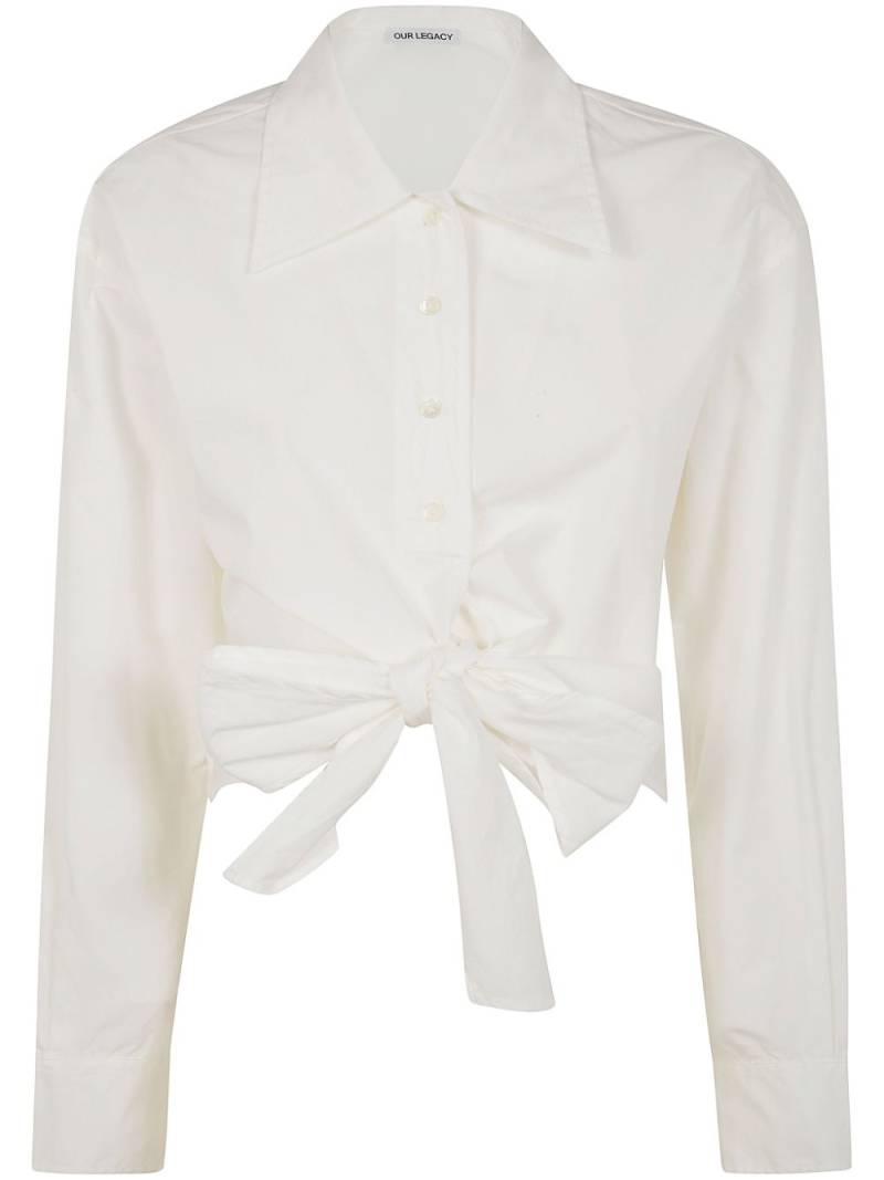 OUR LEGACY Nannas shirt - White von OUR LEGACY