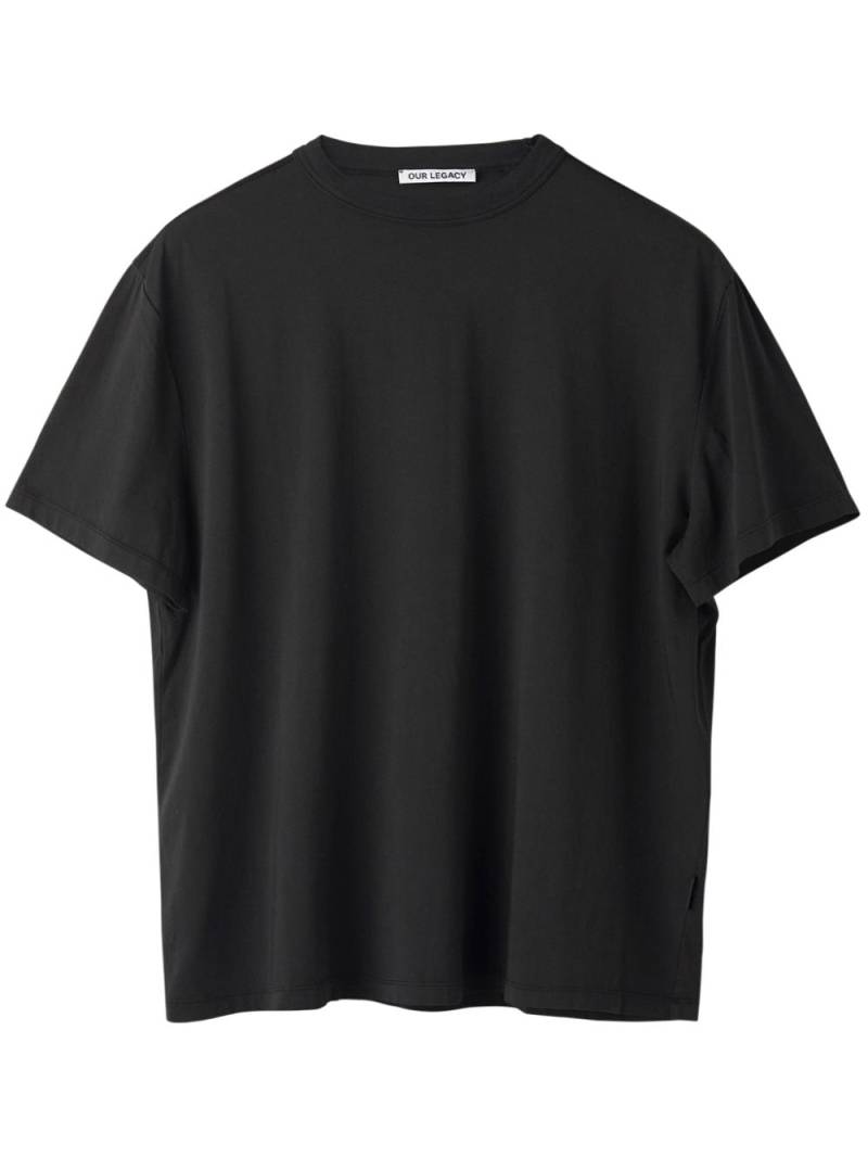 OUR LEGACY New Box cotton T-Shirt - Black von OUR LEGACY