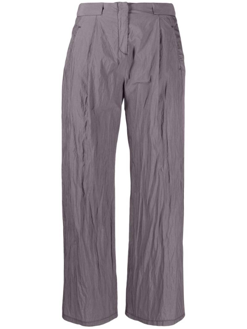 OUR LEGACY Serene crinkled trousers - Purple von OUR LEGACY