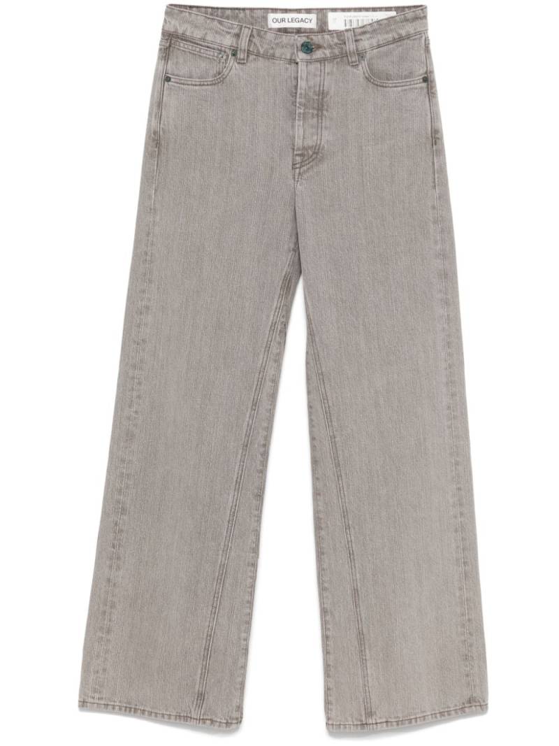 OUR LEGACY Third Cut jeans - Grey von OUR LEGACY