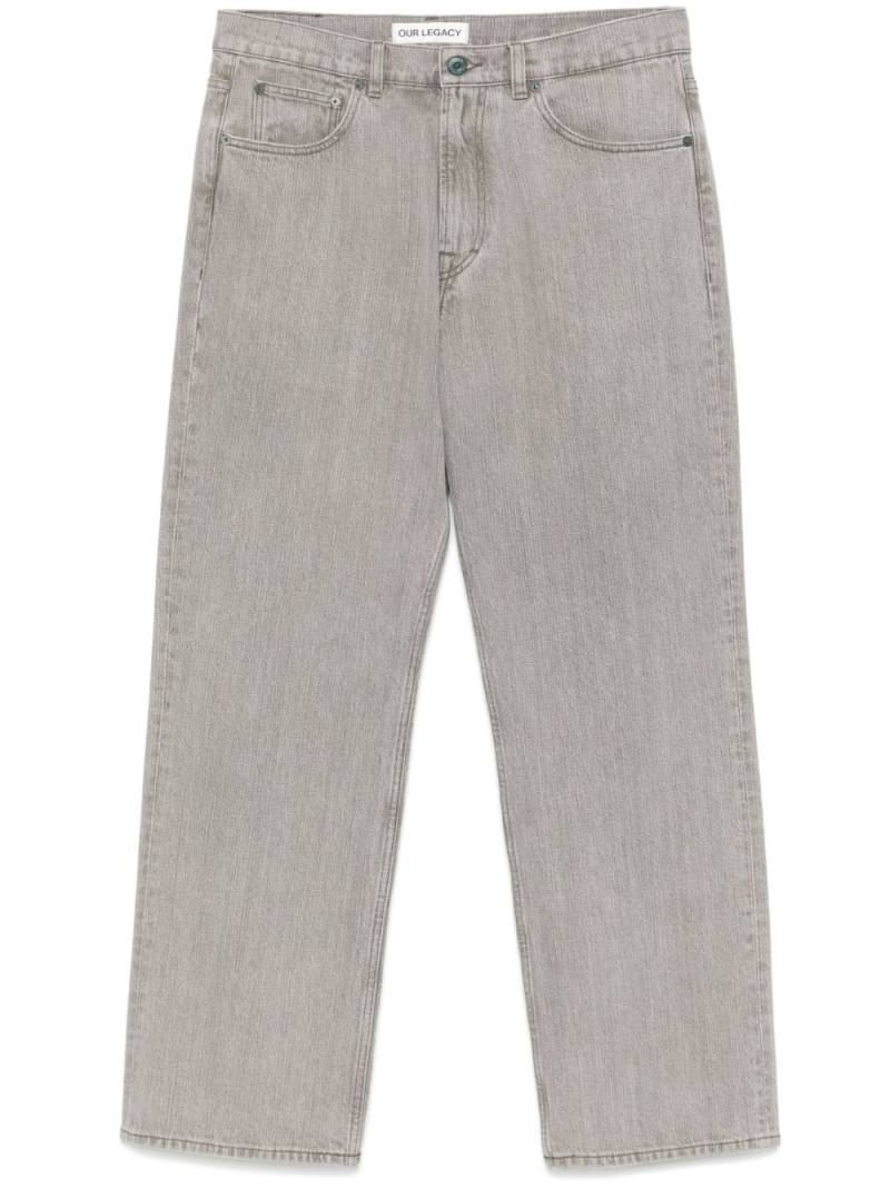 OUR LEGACY Third Cut jeans - Grey von OUR LEGACY