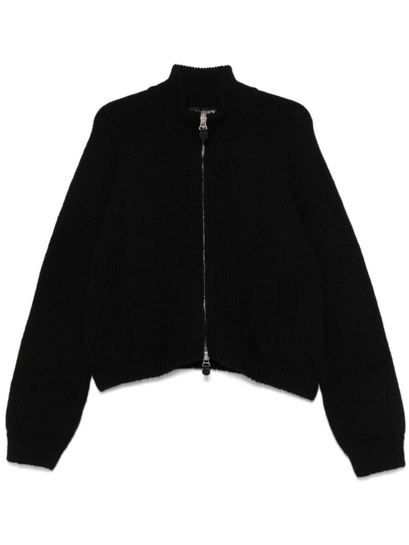 OUR LEGACY Ultra Zip Funnel cardigan - Black von OUR LEGACY