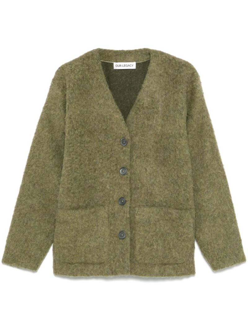 OUR LEGACY brushed jacket - Green von OUR LEGACY